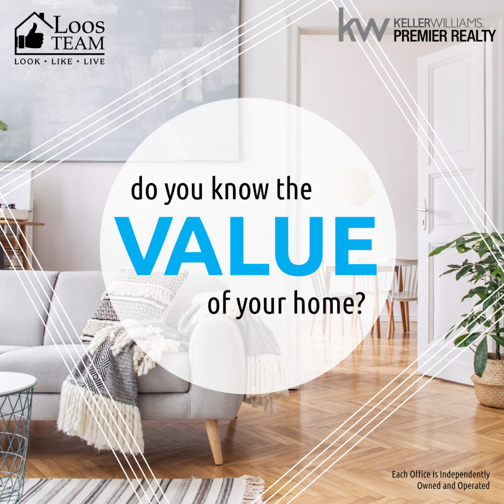 Image asking if you would like to know the value of your home